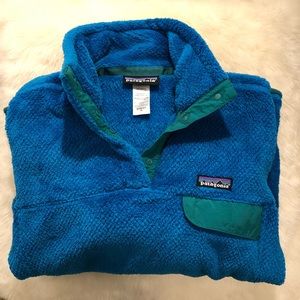 Patagonia Synchilla Pullover Blue and Green